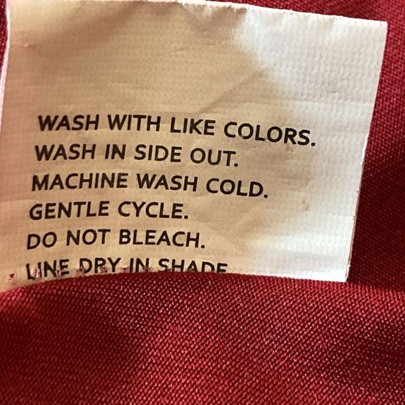 4/$30 Red Burgundy Tank Top with White Lace Straps 💯 Polyester Plus Size 2XL - Picture 7 of 7